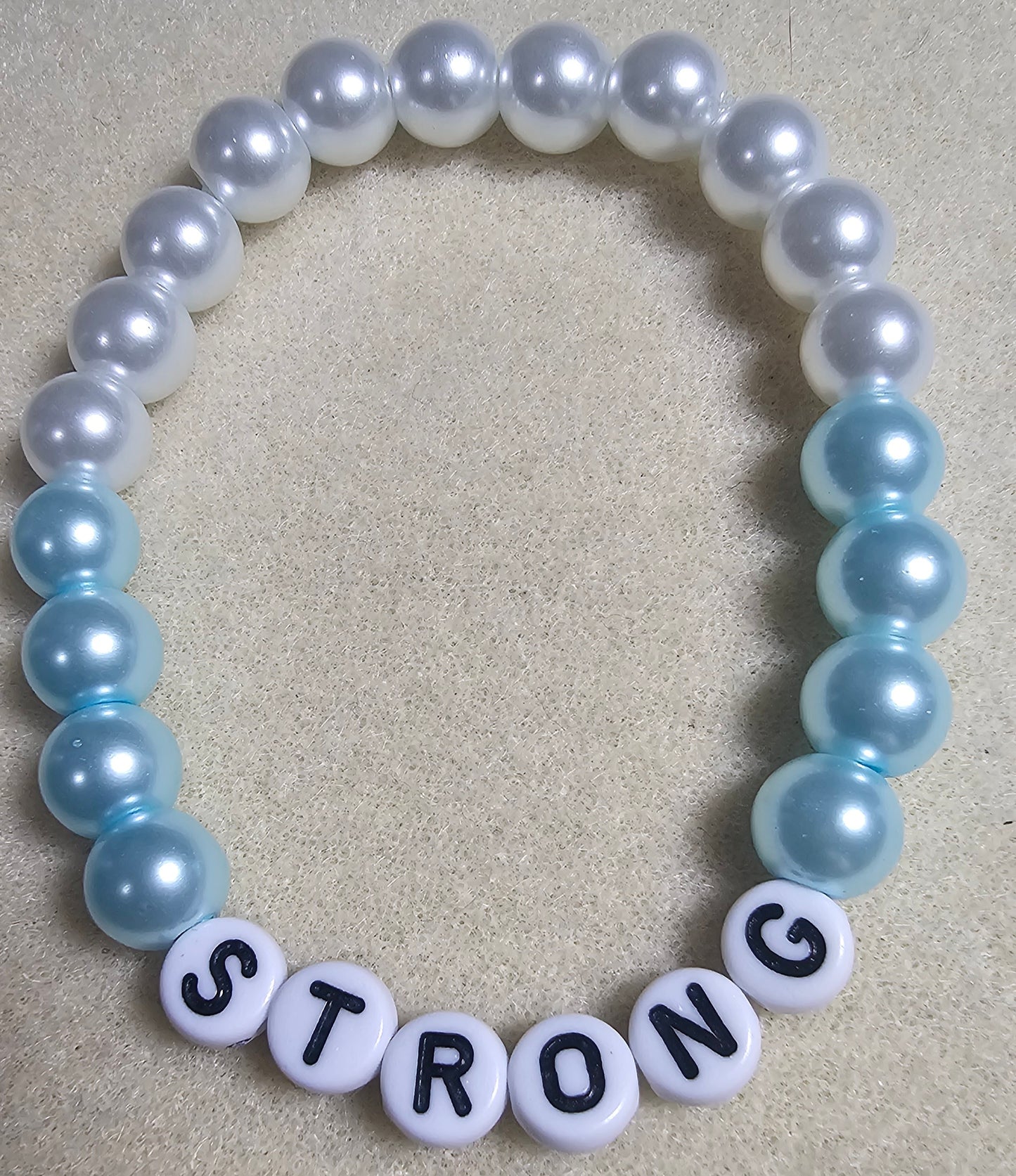 Strong 8mm Pearl Bead Bracelet