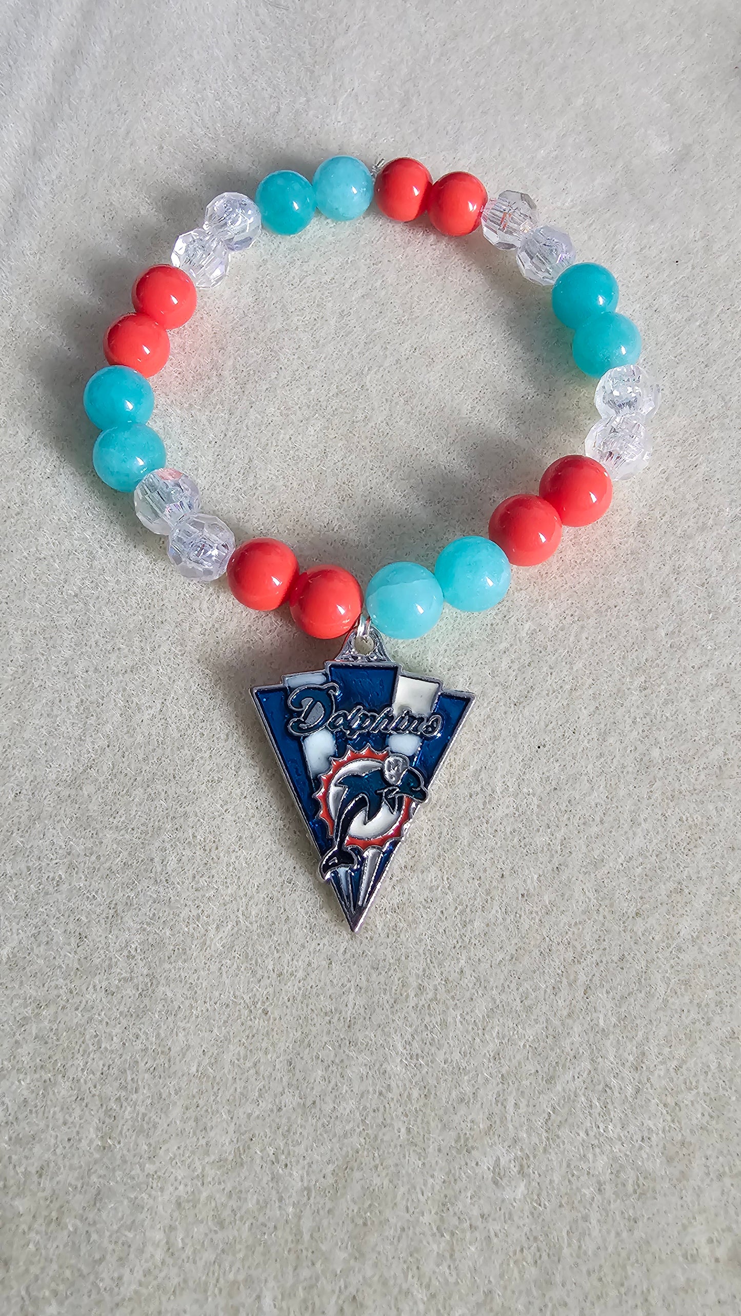 Miami Dolphins 8mm Bracelet