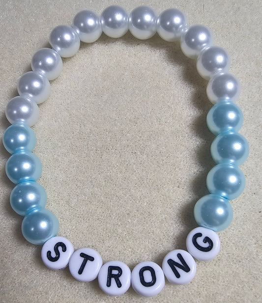 Strong 8mm Pearl Bead Bracelet